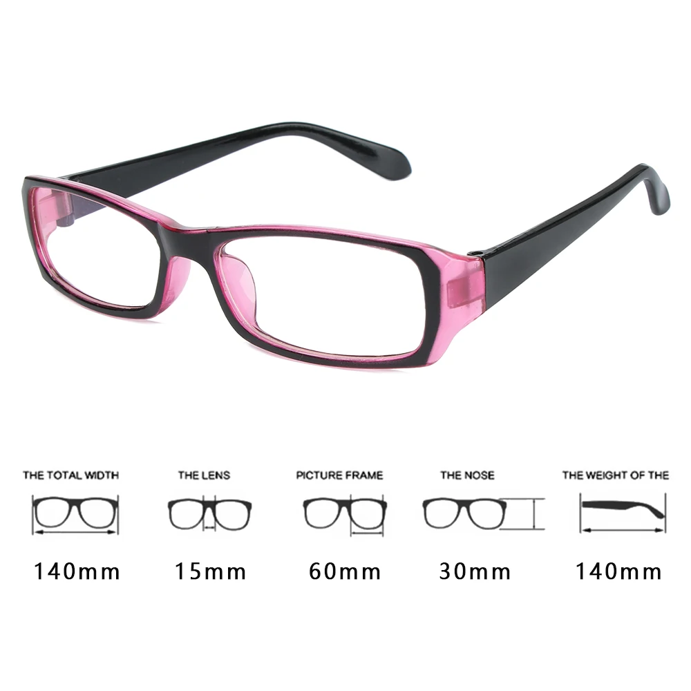 Fashion HD Anti-UV Blue-ray Glasses Men Women Radiation Protection Computer Goggles Anti-fatigue PC Frame Eyeglasses Flat Mirror blue light blocking glasses
