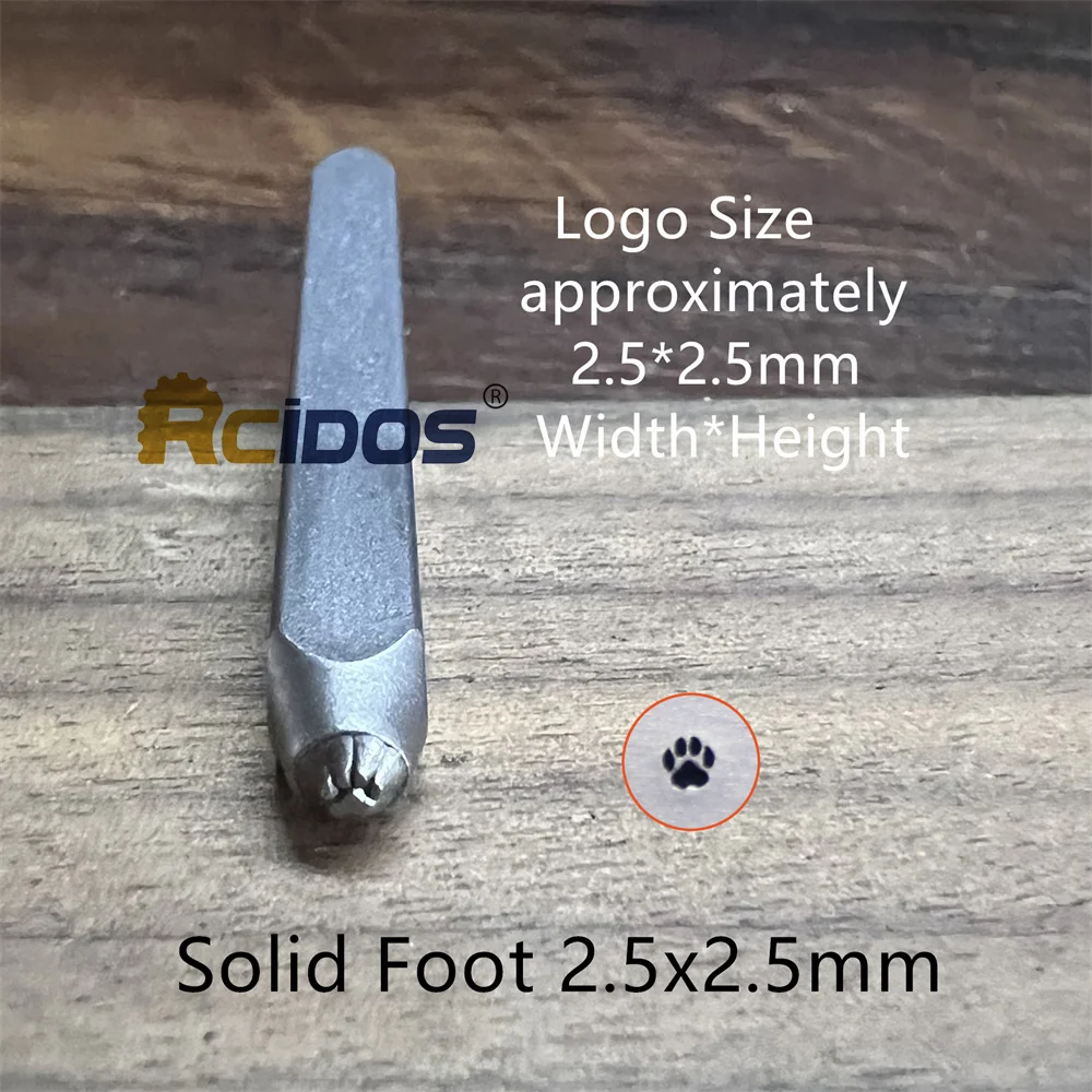 Metal Stamping Tool 1PCS Deer/Wolf/Squirrel/Rabbit/Solid Foot Design for DIY Bracelet Marks Die Mold