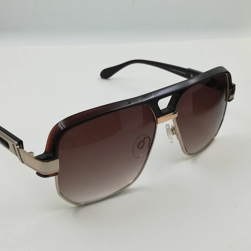 New Style Half Frame Luxury Brand Designer 18K Laser Gold Plating