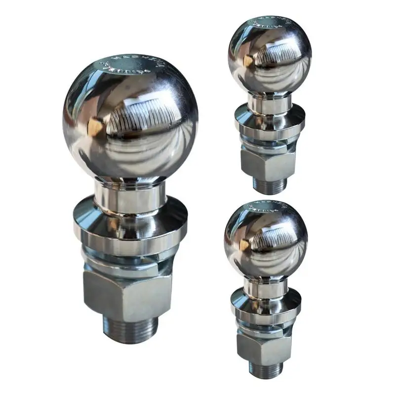

Trailer Hitch Ball Chrome Hitch Mount Tow Ball Coupling Trailer Part Tow Ball Chrome Finish For Pickup Trucks SUVs Hauling ATVs