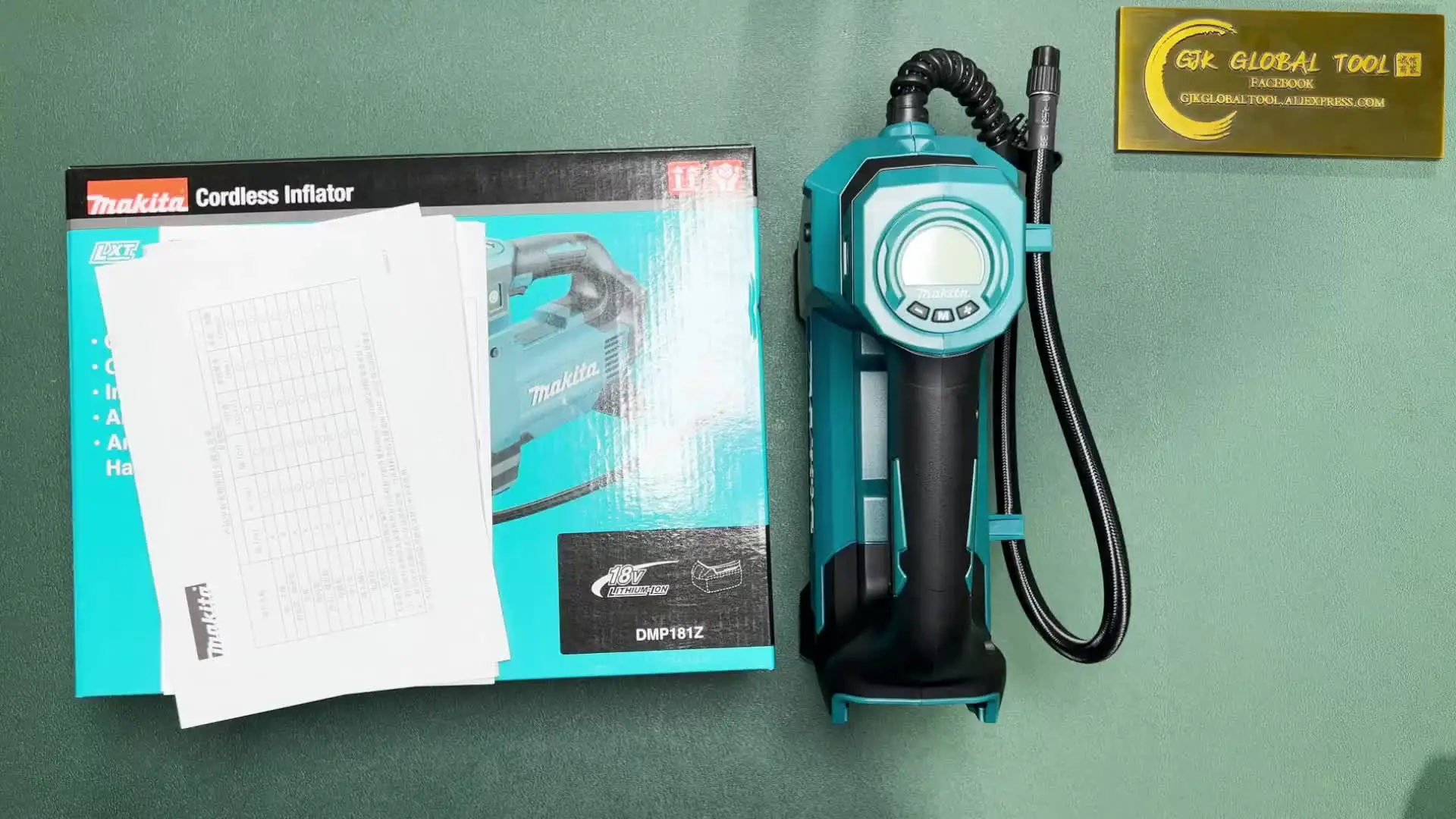 Makita DMP181ZX 18V LXT® - Inflador Inalámbrico De Alta Presión De