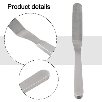 Stainless Steel Cake Icing Spatula, 8-Inch Offset Spatulas Butter Spreader Baking Tool Comfortable Polished Handle