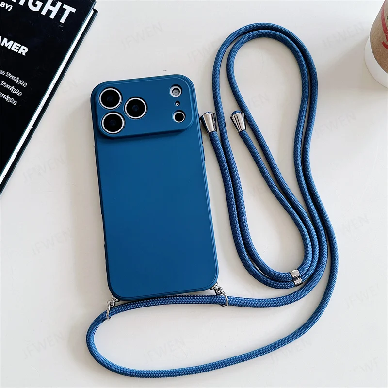 รูปสินค้า เคส iPhone พร้อมสายคล้องคอ หรูหรา กันกระแทก