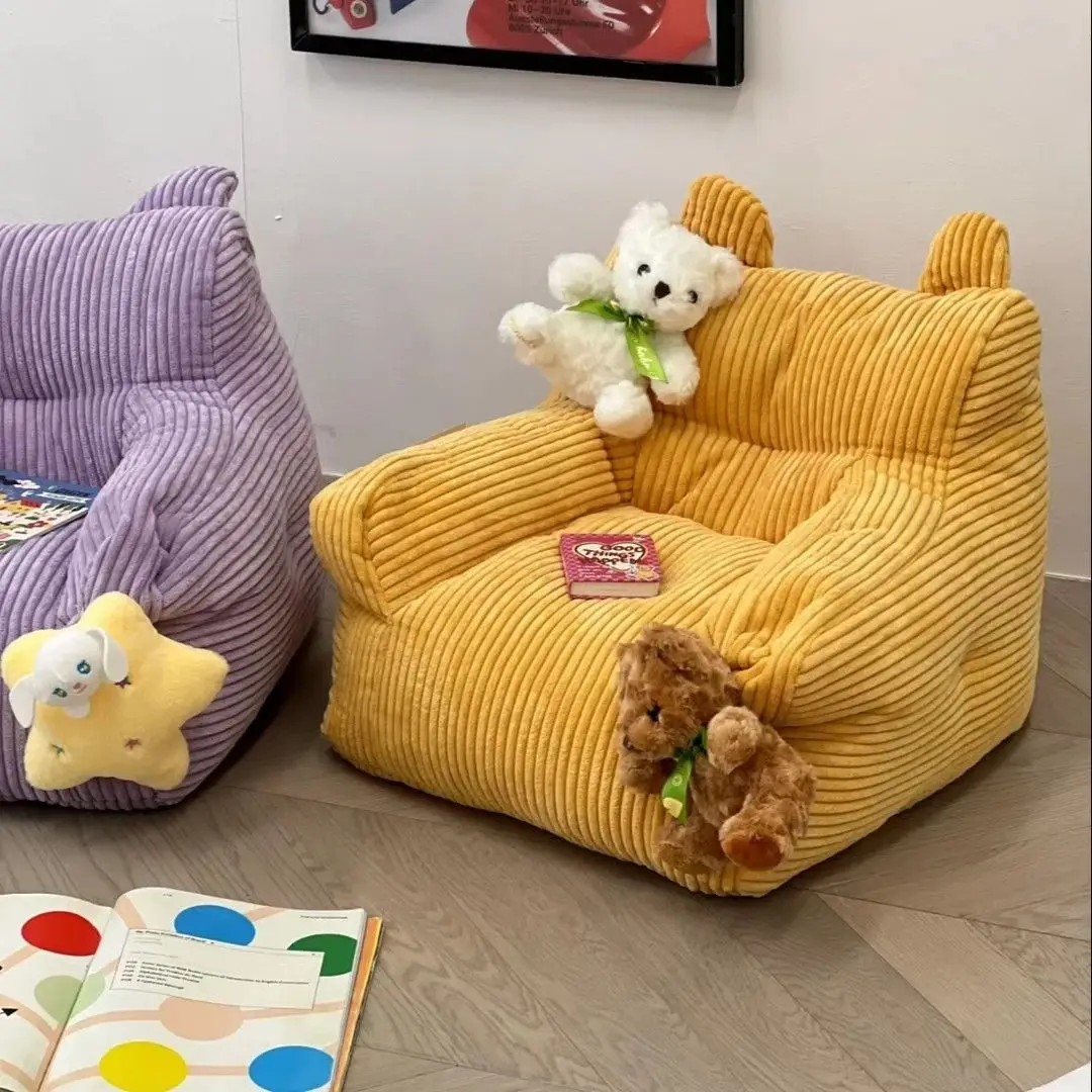 Children Sofa Single Sofa Chair OMGD Children&rsquo;s Couch Lazy Living Room Baby Reading Cartoon Cute Girl Sofa Chair Child Home Internet Celebrity