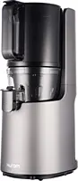 H-200 Electronic Slow Juicer Machine (Silver) - Self Feeding w Big Mouth Hopper to Fit Whole Fruits & Vegetables - Healthy 1