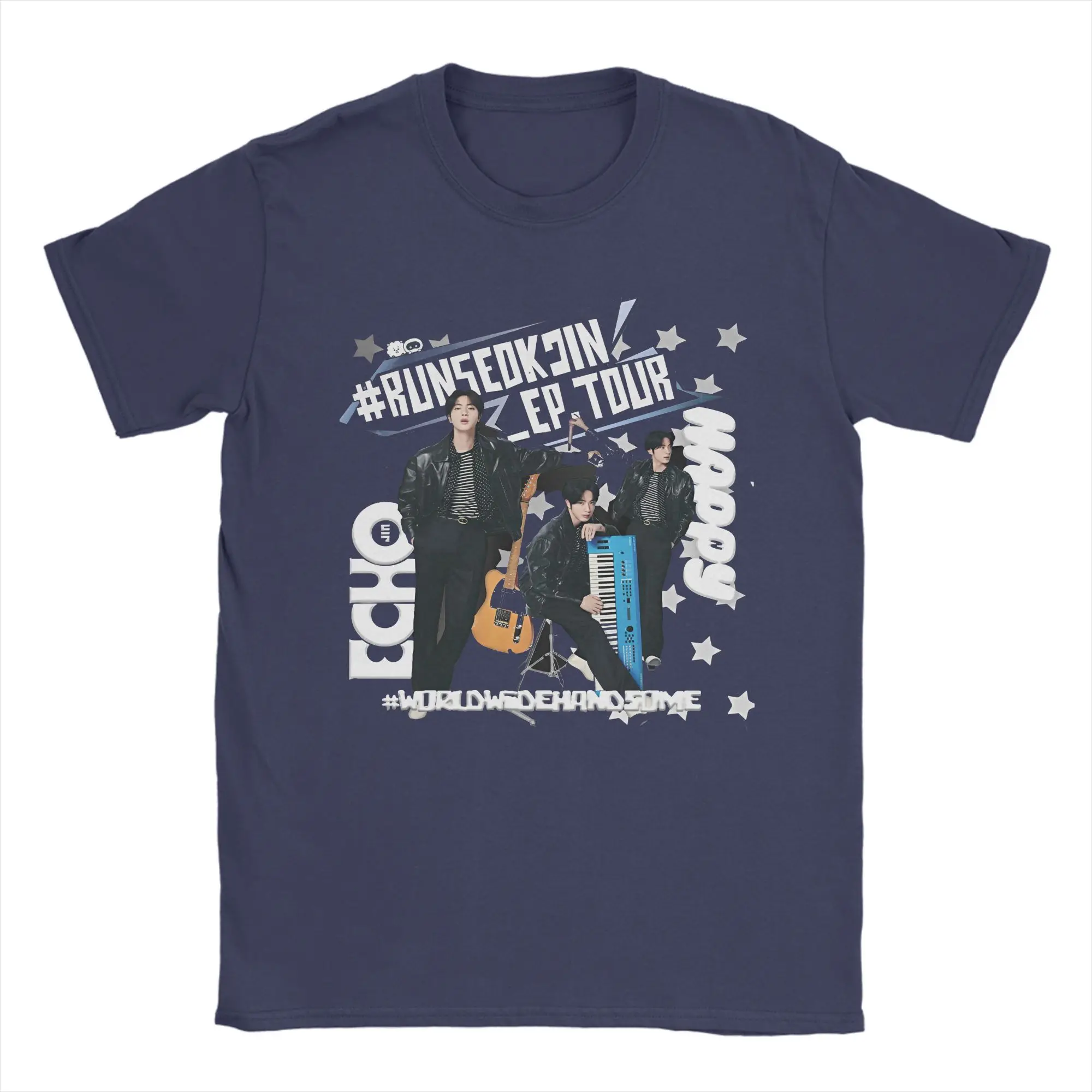アイドル RUN SEOKJIN T-Shirt (Dark Grey) M Run Seokjin Tour Shirt – Beyond The Shirt