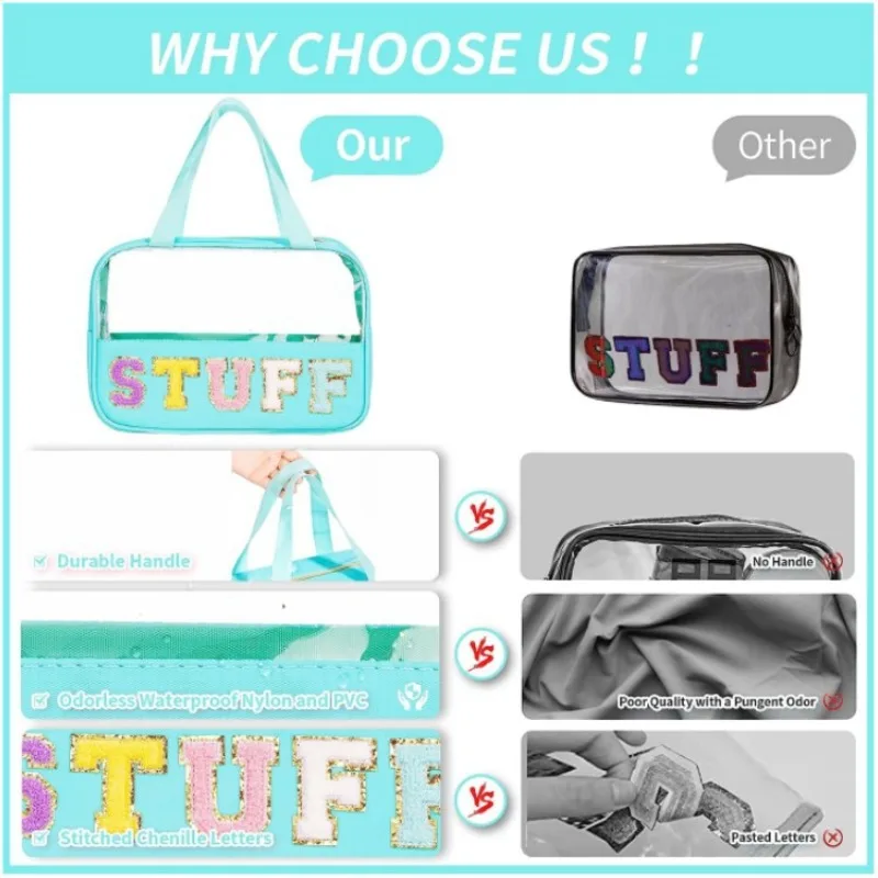 New Waterproof Large Travel Toiletries Storage Bag Sticker