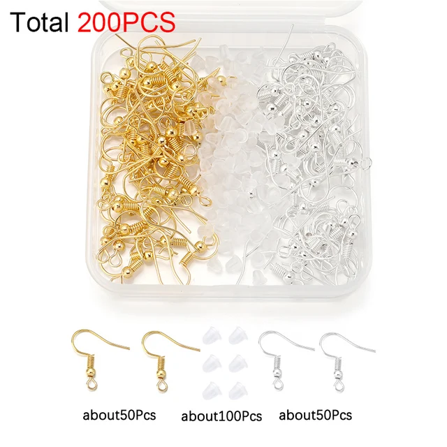 450-1450pcs/Box Jewelry Making Kits Lobster Clasp Open Jump Rings End Crimps Beads Box Sets Handmade Bracelet Necklace Findings L9 Gold Silver