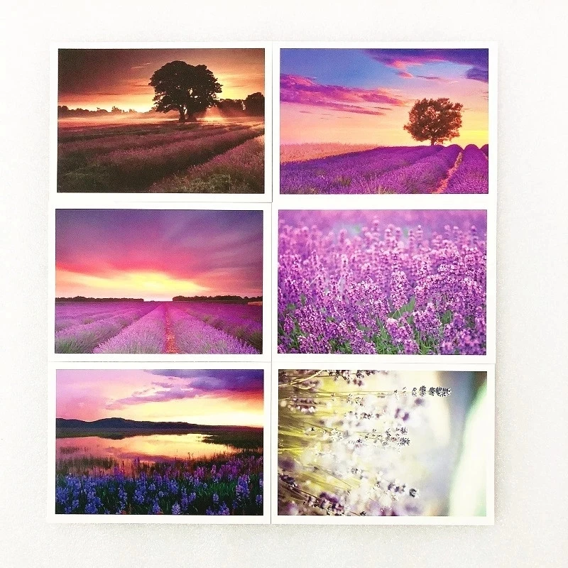30 Sheets/Set Take A Trip To Provence Postcard Greeting Card Birthday Letter Gift Card Message