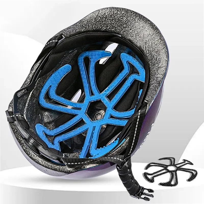 

Bicycle Helmet Lining Pad Flexible Helmet Inner Silicone Pad Breathable Safety Helmet MTB Road Bike Motorcycle Accessories