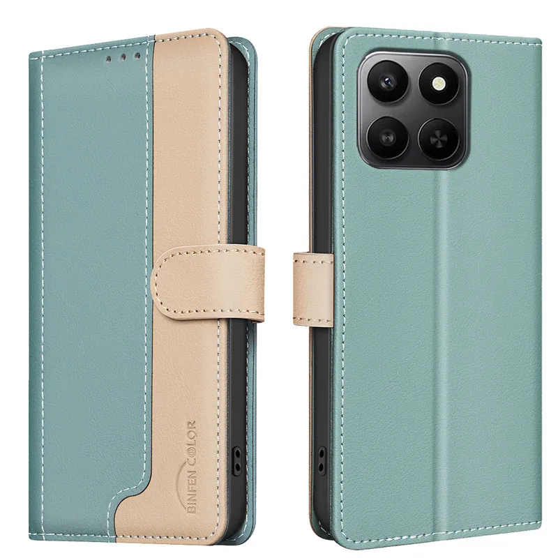 Deluxe Leather Flip Wallet Case - Elegant Protective Phone Cover
