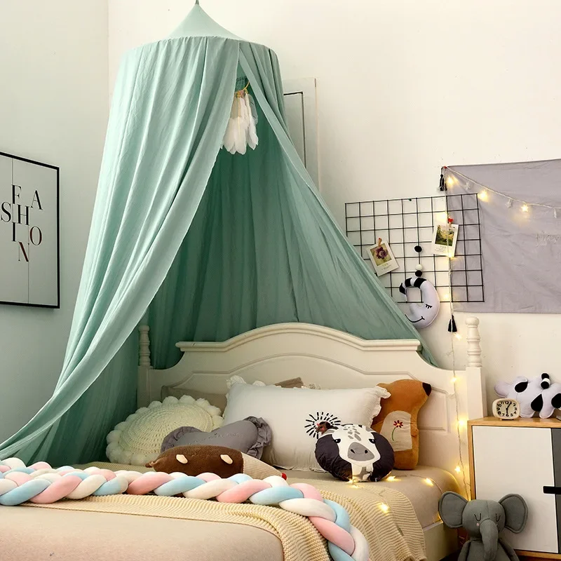 

Kids Mosquito Net Baby Crib Curtain Hanging Tent Bed Decor Girl Princess Hanging Bed Canopy Living Corner Play Reading