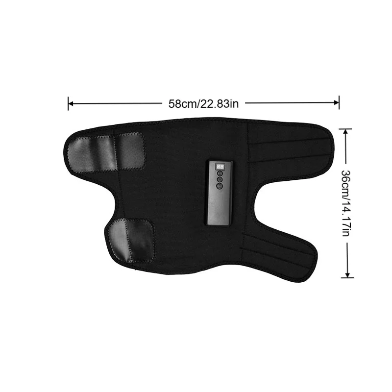 1 massaggiatore elettrico per gambe, un massaggiatore per gambe con funzioni di calore e compressione, adatto per piedi, gambe, cosce e ginocchia