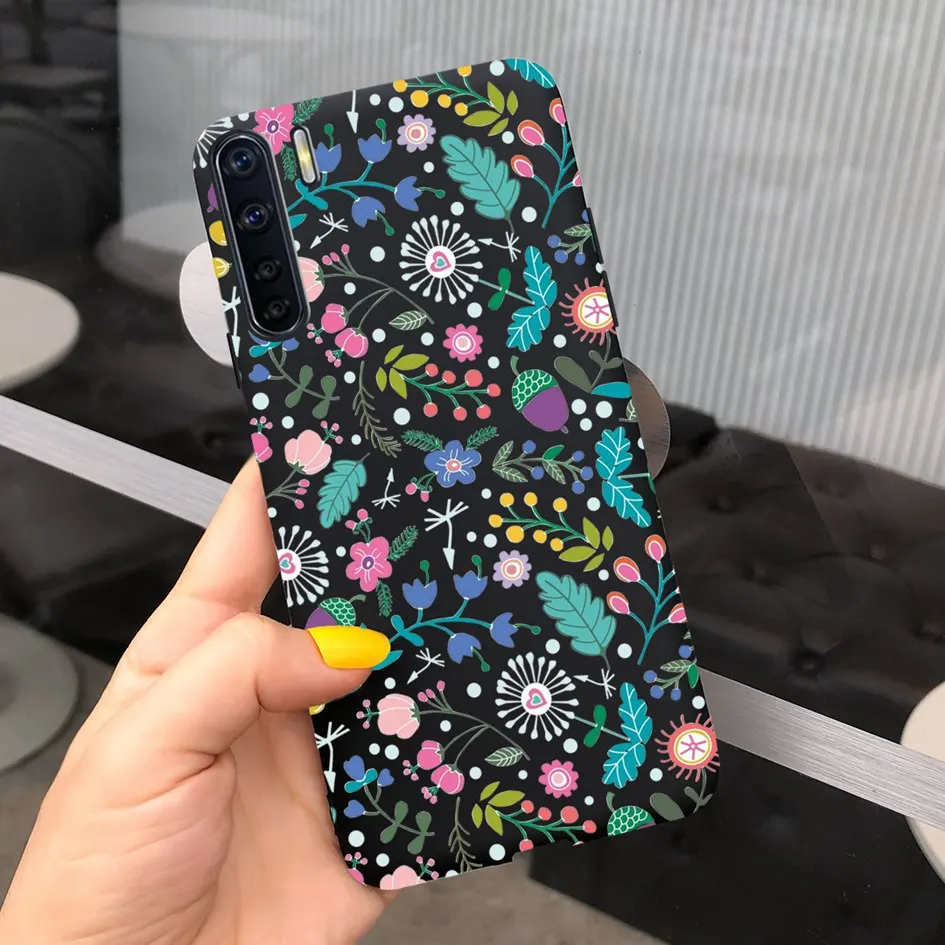 cases for oppo For OPPO Reno 3 CPH2043 Case New Luxury Painted Phone Cases For OPPO A91 F15 A 91 Reno3 4G CPH2043 Back Cover Slim Bumper Fundas casing oppo