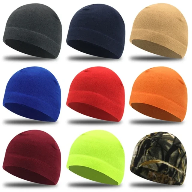 Outdoor Fleece Sports Beanies Hat Fishing Cycling Hunting Military