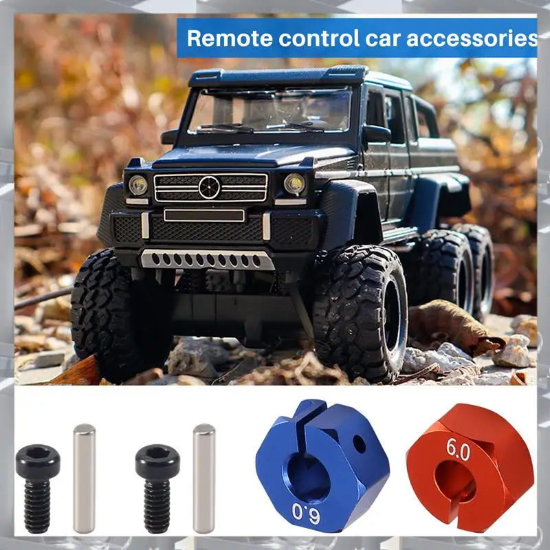 Hot Selling-4 Pcs Aluminum Thickness Wheel Hex 12Mm Drive Hub With Pins Screws For RC Car Crawler Trucks Slash,4 Pcs Aluminum Th