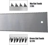 32cm Double Edge Hand Japanese Ryoba  Double Edge Pull Saw Interchangeable Flush Cut Flexible Blade Hand 4