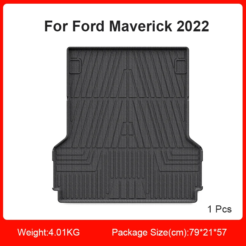 GORWARE Tappetini Per Ford F150 (2015-2024) E F-150 Lightning (2022-2024) SuperCrew - TPE 4 Stagioni - Antiscivolo E Su Misura