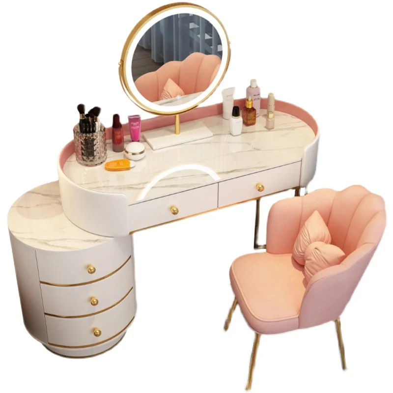 

Light luxury dresser, master bedroom, 2022 small apartment dressing table, storage cabinet in one