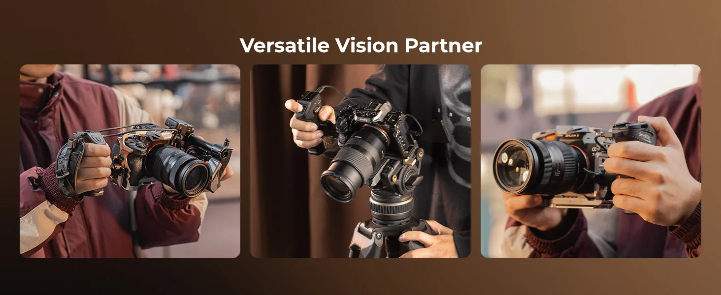 Rotating Side Handle with Trigger REC for Selected Sony Mirrorless Cameras for S