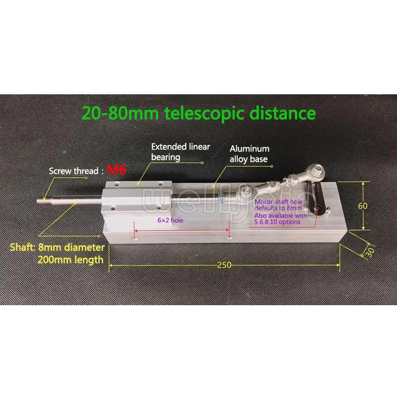 DIY Reciprocating Push Rod Machinery Parts With Crank And Line