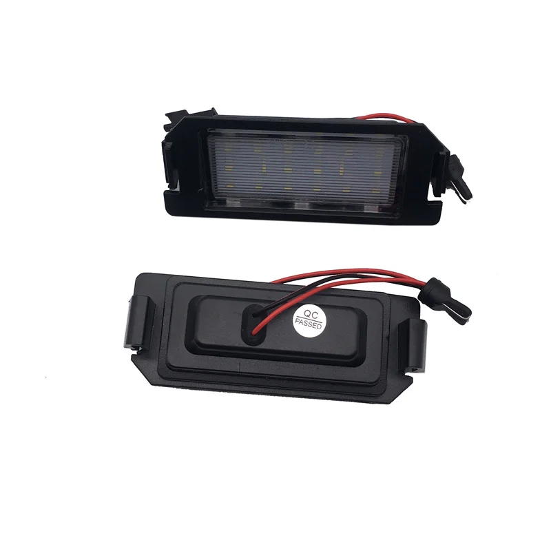 

2pcs LED Number License Plate Light Lamps For Hyundai I10 I20 tiburon coupe Veloster FS XG30 Terracan HP Kia Rio Picanto TA Soul