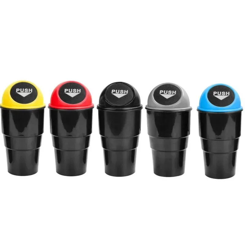 Car Trash Can Car Trash Garbage Can Auto Trash Dust Case Holder Bin Box Car-styling Yellow Red Blue Black Gray car trash can