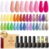 Rosalind Summer 23Pcs/Set Gel Nail Polish Set Nail Supplies Cured UV Lamp Semi-Permanent With Hybrid Varnish Set 2