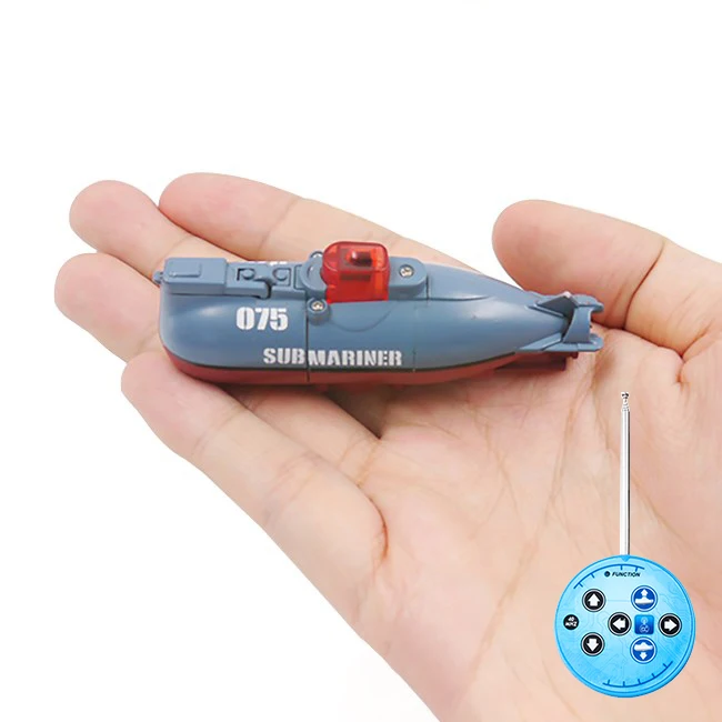 Mini RC Submarine 0.1M/s Speed Remote Control Boat Waterproof Diving Toy Simulation Model Gift for Kids Boys Girls New Year Gift 1 Mini RC Submarine 0.1M/s Speed Remote Control Boat Waterproof Diving Toy Simulation Model Gift for Kids Boys Girls New Year Gift 1