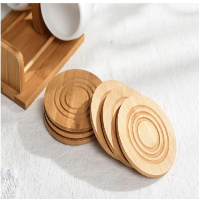 200ml Flower Tea Set with Wood Tray