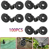 50/100PCS Clothes Pegs Shade Cloth Clip Cosis Has a 1 € Buttonhole Gardens Backyards Mesh Shade Fabric Greenhou Laundry Home 1