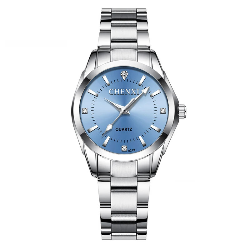 Women's Luxury Stainless Steel Luminous Quartz Wristwatch