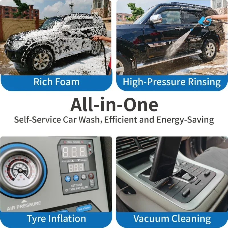 Washer Machine All in One Self Service Car High Pressure Car Washer for Hand Car Wash Equipment 3