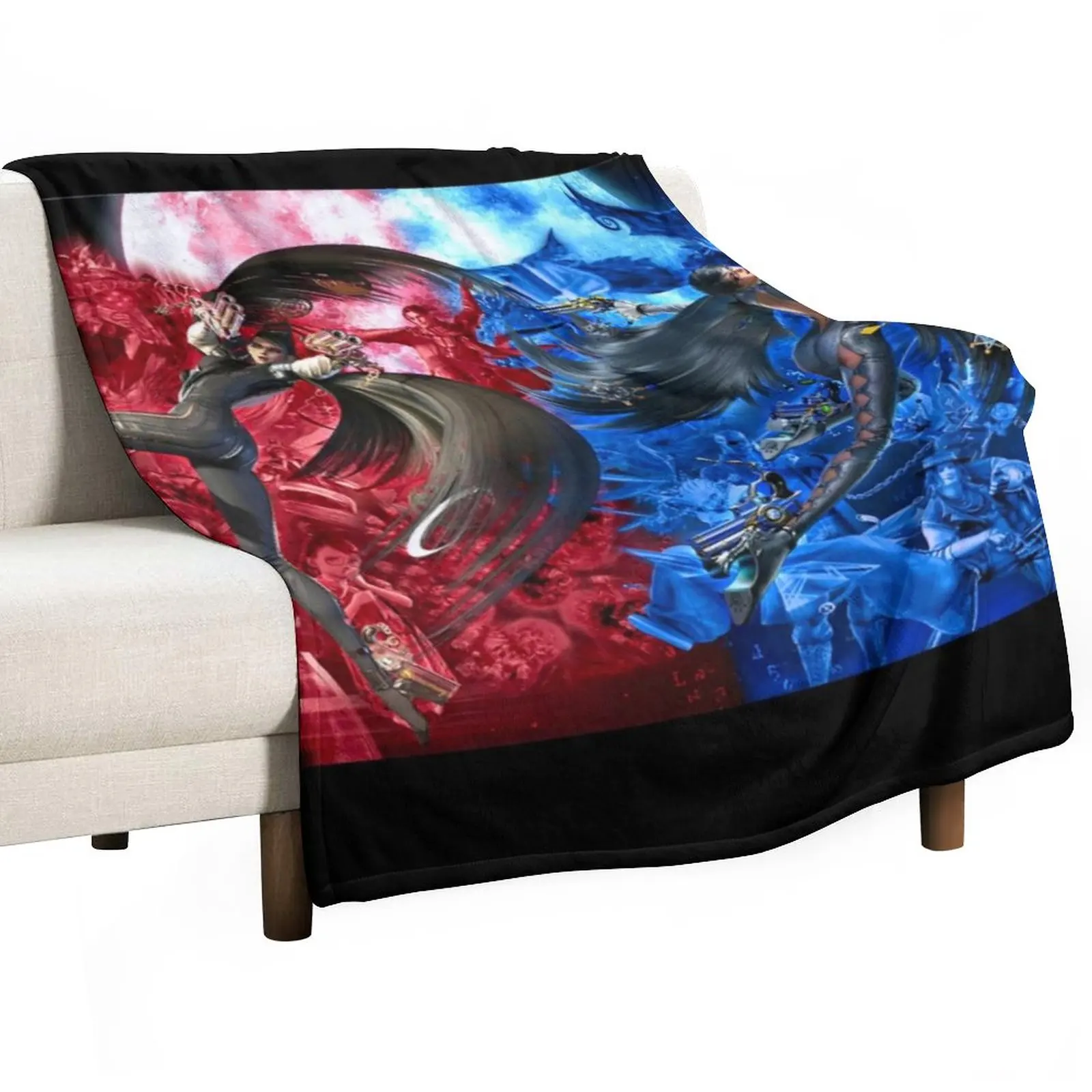 

bayonetta / 3 Game - Jeanne Throw Blanket fluffy blanket Soft Plush Plaid Hairy Blankets Weighted Blanket