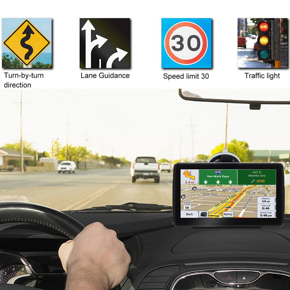 GPS ׺̼ ڵ Ʈ HD ׺,  ˸, ȣ, , Ϲ 256MB + 8GB FM ۽ű, 5 ġ