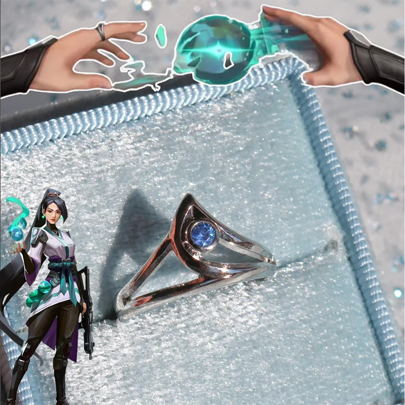 Anelli Del Giocatore Di Salvia Di Valore Per Le Donne Uomo Fashion Geek Jewelry Player Accessori Regalo Anelli Regolabili Placcati Argento Regalo Per 