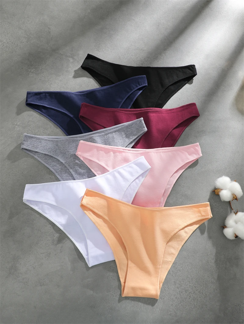 Cotton Seamless Underwear - Women's Breathable Low Waist Briefs | Soft Cotton Panties