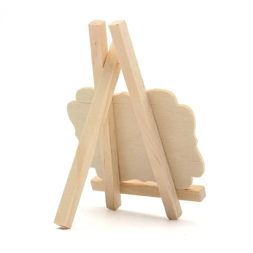 Wooden Blackboard Universal Message Board Mini Chalkboard Portable Wedding Party Decor Decorative Parts 10 PCS/Set