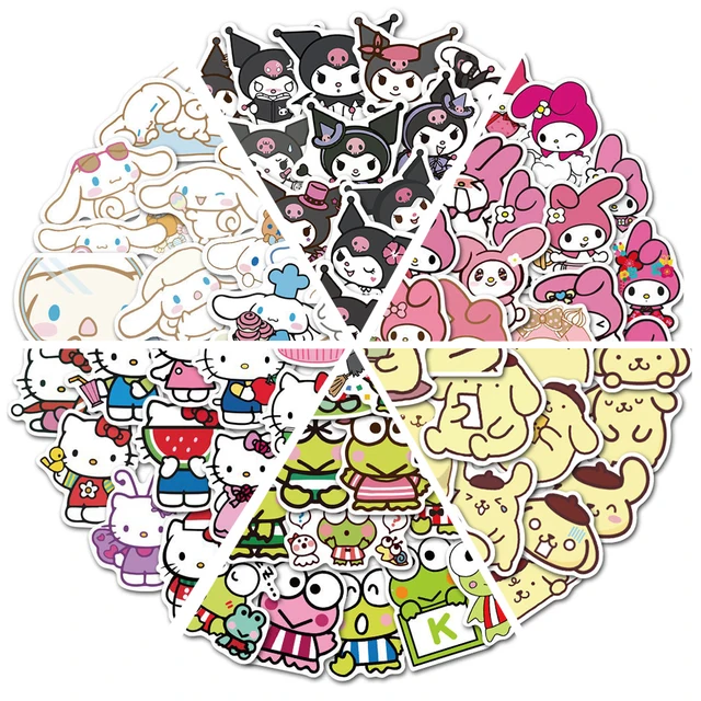 50pcs Stickers Cute Cinnamoroll Kuromi My Melody Sticker For Laptop Phone Case Girls Sanrio My Melody Anime Stickers Kids Toys 1 50pcs Stickers Cute Cinnamoroll Kuromi My Melody Sticker For Laptop Phone Case Girls Sanrio My Melody Anime Stickers Kids Toys 1