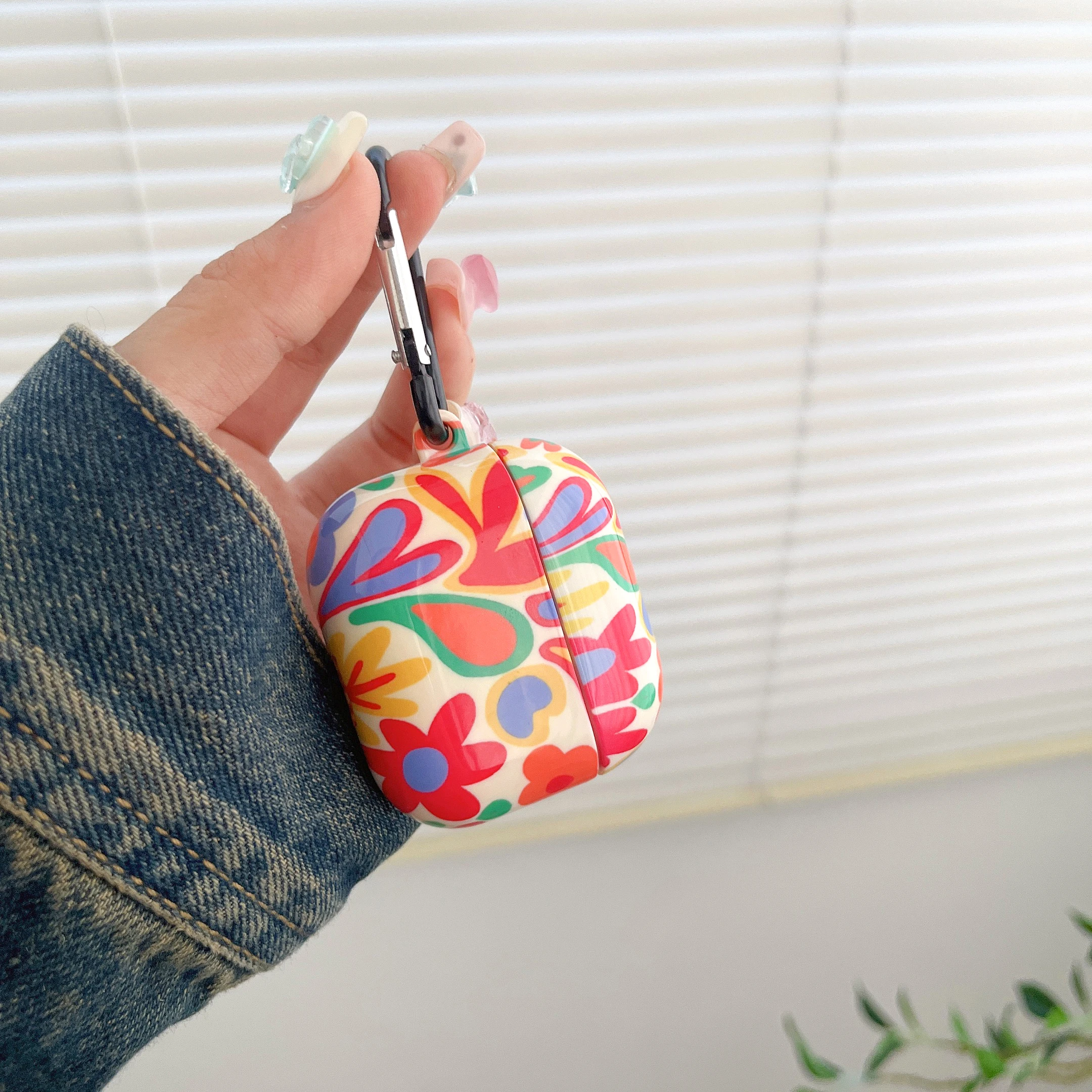 Colorful Flowers Case for AirPods