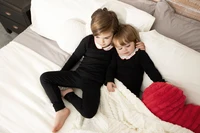 Ensemble en coton doux Ali Co SS26 pour enfants, vêtements décontractés d'été pour garçons et filles, pyjamas, barboteuse pour bébé fille, robe pour adolescente 6