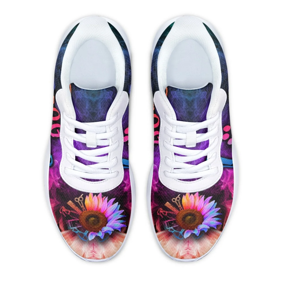 New Dog Groomer Print Women's Soft Sneakers Wear-resistant Cozy Outdoor Running Shoes Lightweight Breathable Walking Shoe Adult