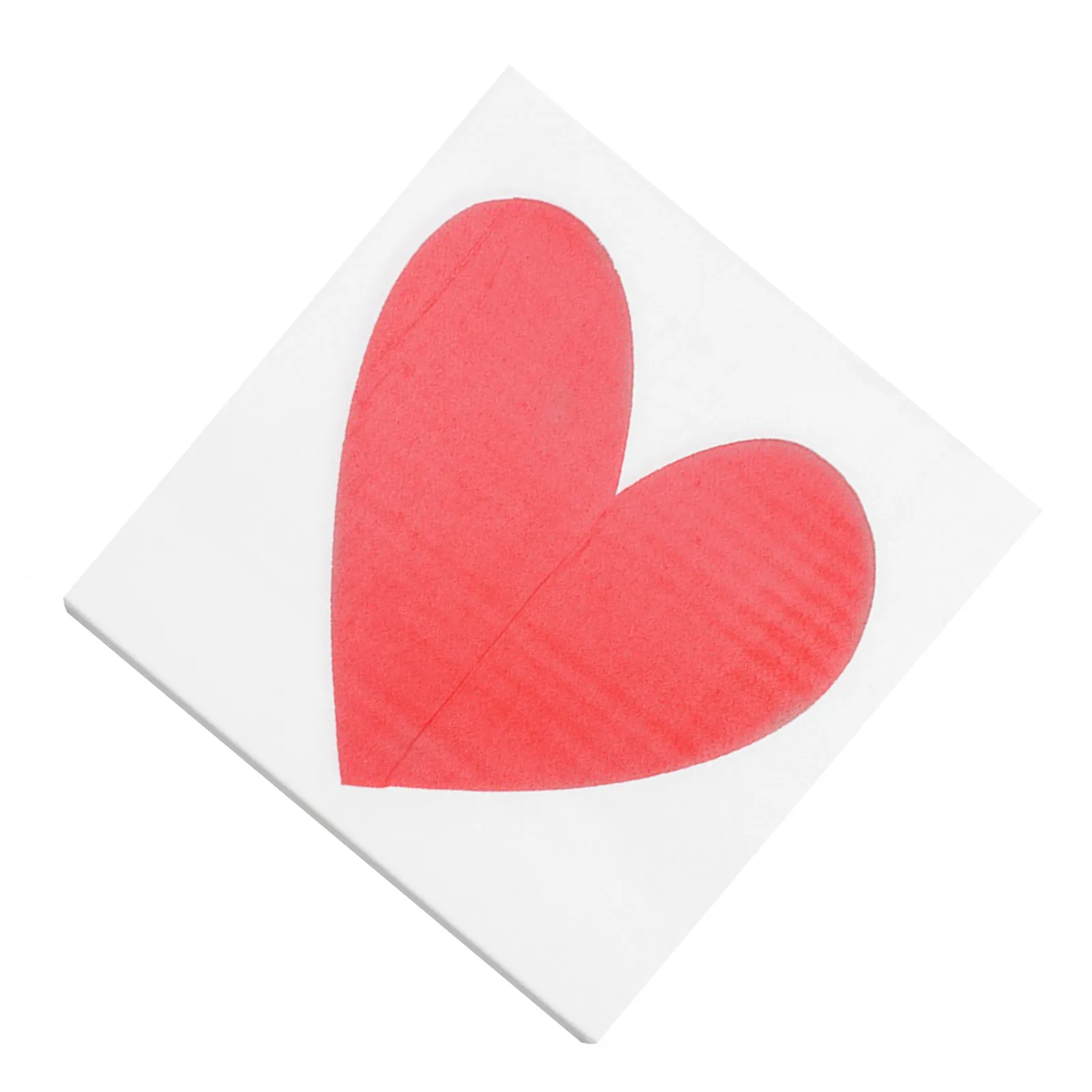 Printed Wedding Napkins 2-layer Cute Unscented Wedding Napkins For Party Decoration 2-layer Heart Pattern Soft Dinner Paper