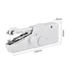 Household Portable Sewing Machine Repair Quick Stitch Sew Needlework Cordless Clothes Fabrics Mini Handheld Sewing Machine 6