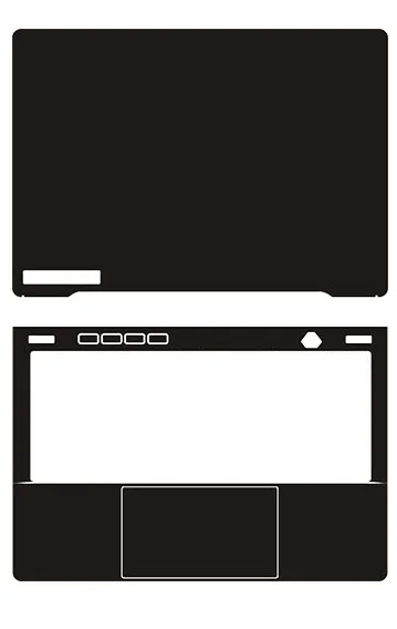Pre-cut 1xTop+1xPalmrest Skin Sticker Cover Film For Asus ROG Zephyrus G15 GA503 G14 GA401 GA503R GA402 GA403U vinyl film sticker laptop sticker