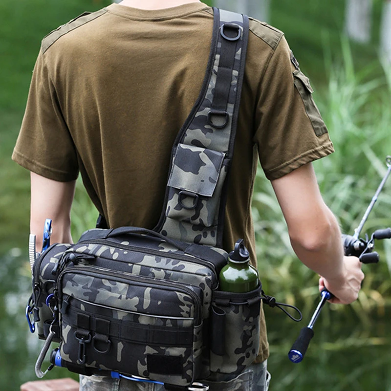 

Outdoor Military Rucksacks Nylon Waterproof Tactical Backpack Sports Camping Hiking Trekking Fishing Hunting Bags Fishing Bag