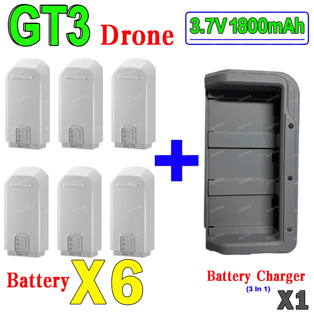 Enhanced Drone Battery 3.7V 1800mAh - High-Capacity Replacement Accessory