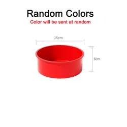 Premium Silicone Non-stick Round Cake Baking Pan - Ideal for Layer, Cheesecake, and Chocolate Creations (967-random color)