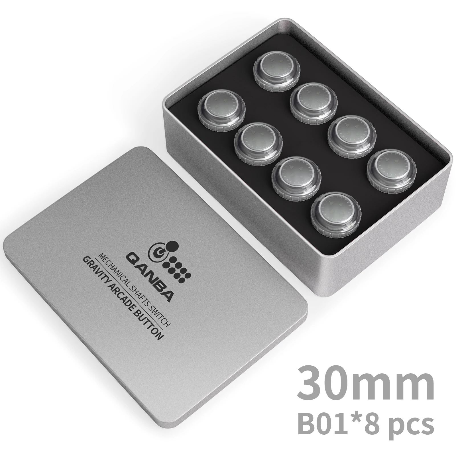 Qanba Gravity LX 30mm Arcade Buttons Set