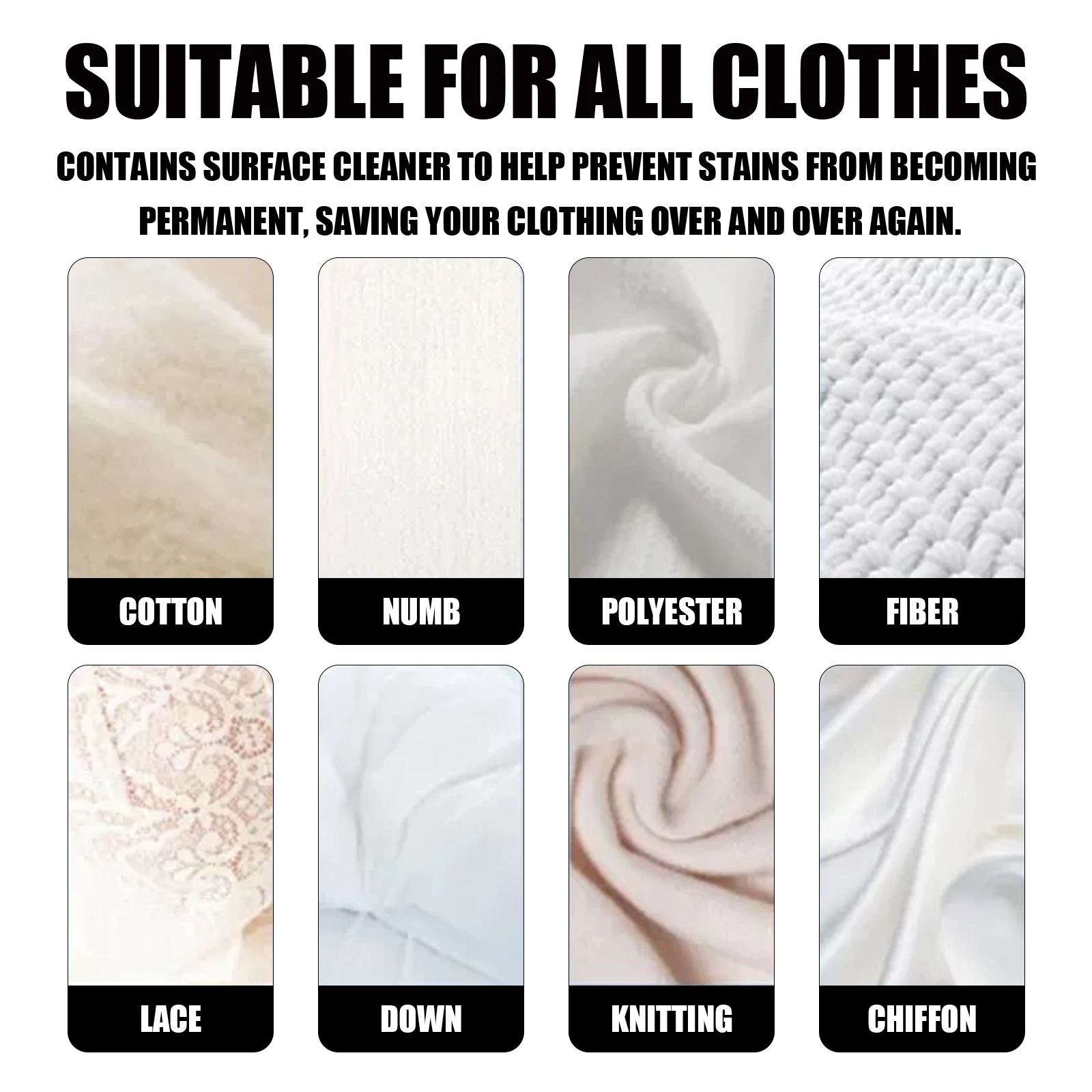 Multipurpose Fabric Stain Remover for Clothes and Textiles